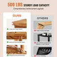 thumbnail image 3 of VEVOR Banc de Douche d'Angle en Teck 18.5"H X 15.5"R en Bois de Teck pour Intérieur de Douche Salle de Bain, 3 of 9
