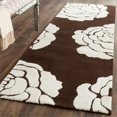 thumbnail image 4 of Safavieh Cambridge 3' X 5' Hand Tufted Wool Rug in Brown and Ivory, 4 of 10