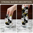 thumbnail image 6 of 2 Pcs Pioneer Flower Floral Print Pattern Kitchen Towels, Funny Microfiber Dish Towel Set, 18" X 26" Tea Towels, 6 of 6