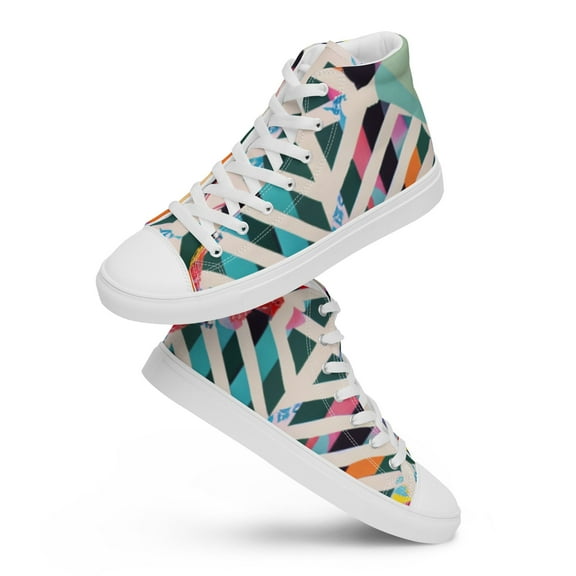 Confetti Women’s High-Top Canvas Shoes