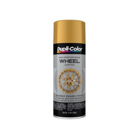Krylon/Duplicolor Wheel Coating High Performance - Matte Gold 12 oz. Aerosol