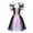 D, variant on BJUTIR Kids Girls Dresses Fashion Clothes Toddler Baby Magnificent Witch Black Gown Fancy Dress Up Party Tulle Dresses