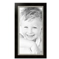 thumbnail image 2 of ArtToFrames 21" x 42" Espresso with Silver Lip Picture Frame, 21x42 inch Silver Wood Poster Frame (WOM-4951),  Pack, 2 of 7