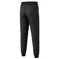 thumbnail image 7 of JUUYY Men's Fleece Active Fleece-Lined Waterproof Pants Melly Charm Fleece Solid Color Pants m Fleece Joggers Black XL, 7 of 7
