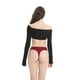 thumbnail image 4 of Zhuge Pack de 6 Calzoncillos Hipster Mujer,Algodón Transpirable con Detalles de Encaje, Braguitas Brasileñas Sexy y Cómodas para Todo Día，Estilo B,Talle S Rosa, 4 of 5
