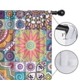 thumbnail image 4 of Blackout Kids Curtains,Boho Bohemia Flower Childrens Insulated Curtains Set Of 2,Bedroom Essentials,Toddler Room Decor 42"x54"(106x137cm), 4 of 4