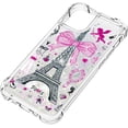 thumbnail image 6 of Compatible with iPhone 11 Case Liquid Glitter Cute Stylish Slim Silicone Quicksand Sparkle Shockproof Protective for Women Girls Case for iPhone 11 6.1 inch Tower YB, 6 of 12