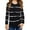 Long sleeve-Black, variant on Langwyqu Girls Casual Long Sleeve T Shirts Striped Tunic Tops Size 4-15 Years