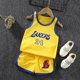 thumbnail image 2 of Basketball Jersey Training Suit Kits Tank Top Shirt + Shorts Set - Perfect Blue Golden State Warriors 30 72-84 Months, 2 of 5