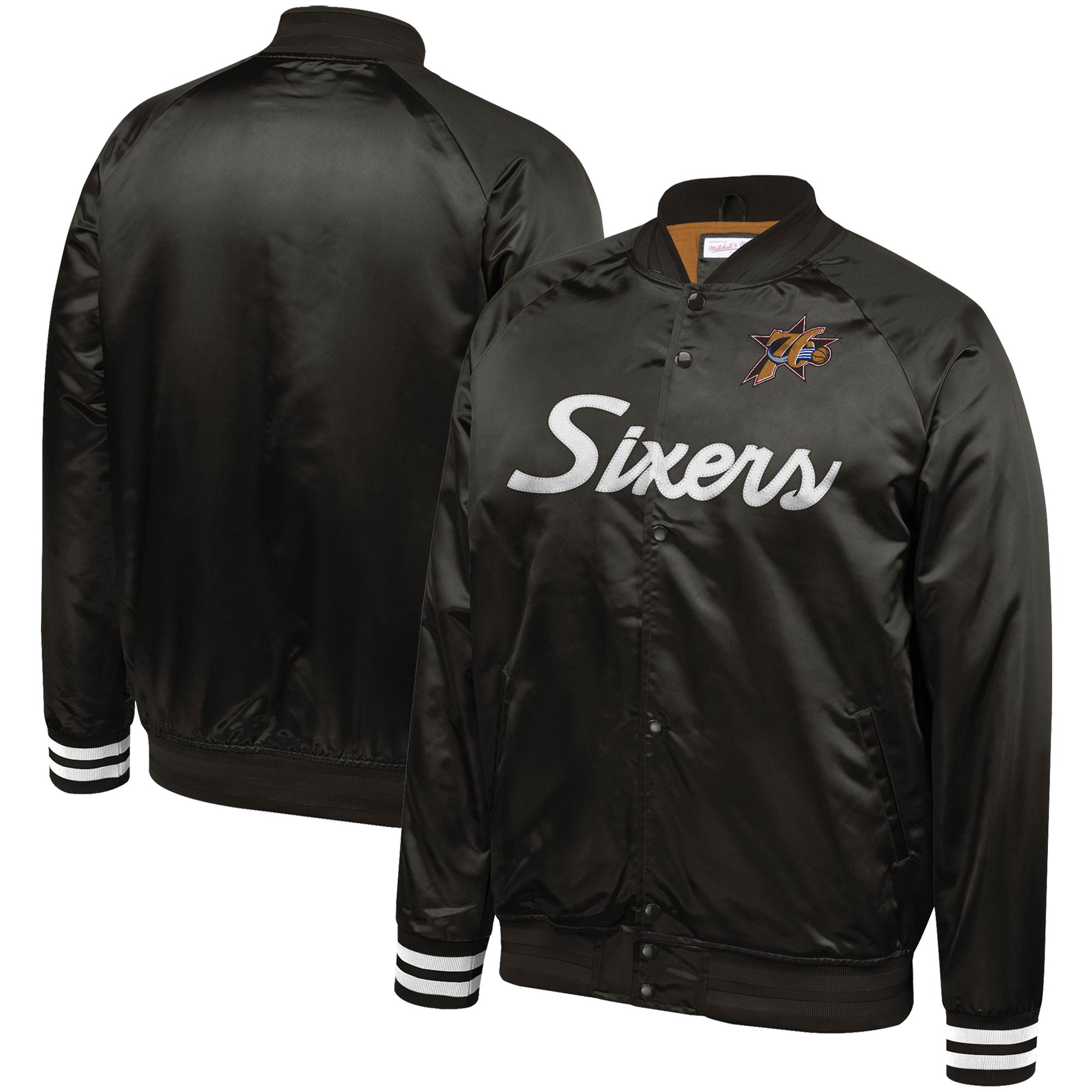 76ers mitchell and ness jacket