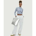thumbnail image 3 of Bolsa Lushandy de PVC para mujer con estampado de letras, asa superior transparente, 3 of 7