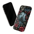 thumbnail image 2 of Gothic Castle Rose iPhone Case, Dark Fantasy Aesthetic Protective Cover, Haunted Fairytale Phone Case with Red Roses for iPhone 16 15 14 13 12 11 Pro Max Plus Mini, 2 of 6