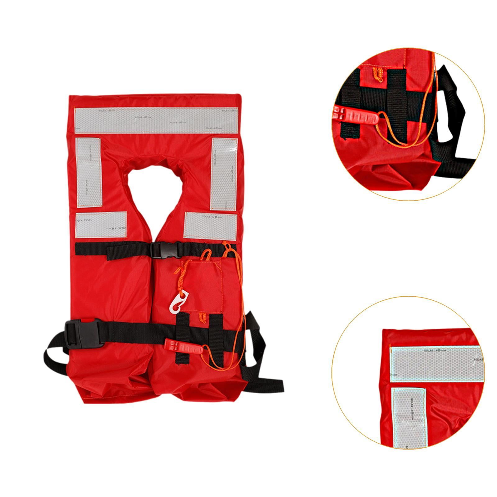 Marine Life Jacket Swim Vest Buoyancy Float Lightweight Oxford Cloth for Adults General Fishing Boating