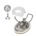 thumbnail image 4 of Couvercle à Gazon, Couvercle de Remplacement de Fût de Grande Poignée, Acier Inoxydable pour Bar Homebrew, 4 of 8