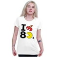 thumbnail image 3 of PACMAN I Love the 80s Cherry Fruit Men's Graphic T Shirt Tees Brisco Brands M, 3 of 4
