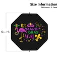 thumbnail image 3 of Bingfone Vintage Mardi Gras With Flamingo Leather Drinks Coasters With Set Of 6,Suitable For Home Kitchen,Coffee Cup Coasters Home Gift, 3 of 9