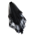 thumbnail image 1 of Guardoinrt Wedding Bride Veil Black White Color Bridal Lace Veils Clothes Accessory black, 1 of 6