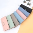 thumbnail image 5 of Fashion Women Trifold Long Wallet PU Leather Card Holder Organizer Purse, 5 of 8