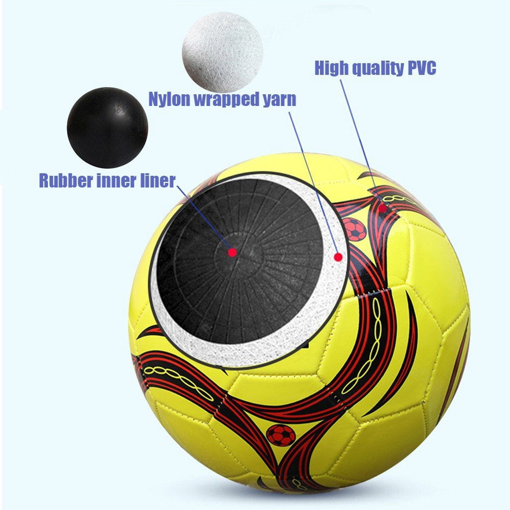 Vjnyvs Football Training Ball Size 5 Official Match Football for Adults and Junior Professional Soccer Ball Training Game Supplies