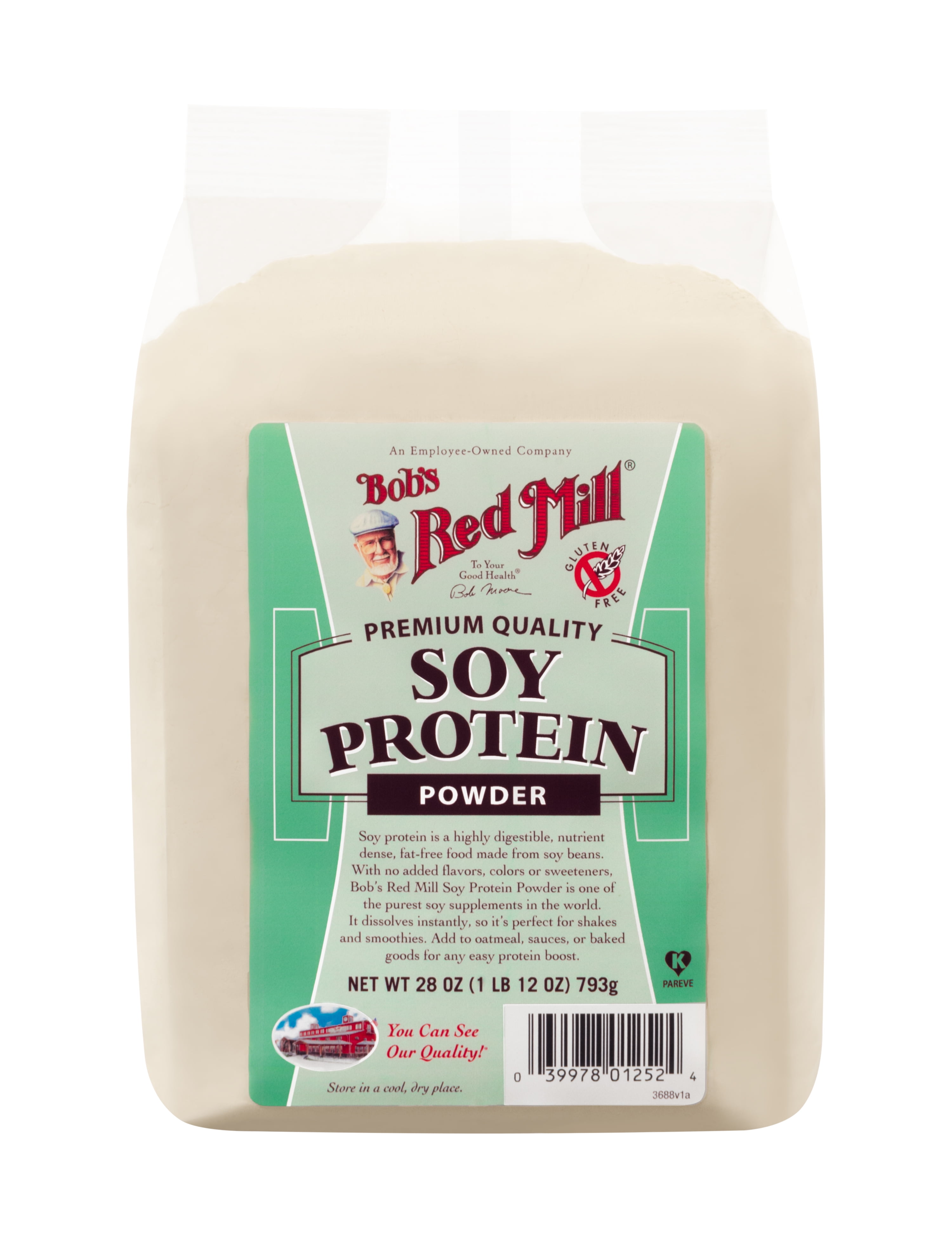 Bob's Red Mill Soy Protein Powder, 17g Protein, 1.75 Lb - Walmart.com
