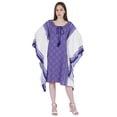 thumbnail image 4 of Moomaya Kaftan Dress Tunic Short Maxi Kimono Nightdress Beach Party Causal Dress, 4 of 7
