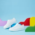 thumbnail image 2 of Native Jefferson Shell White/Shell White Adult Shoes size Women 10/Men 8, 2 of 5