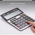 thumbnail image 3 of Desktop Calculator 14 Digit with LCD Display & Sensitive Button, Solar and Battery Dual Power, for Office, Home, School, 3 of 8