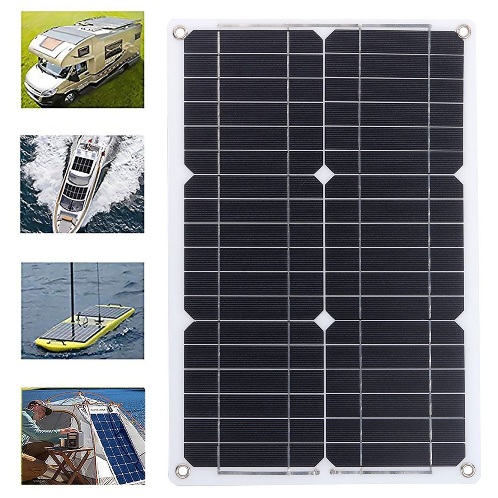 400W Watt Flexible Solar Panel 12V Mono Home RV Rooftop Camping Off-Grid Power Outdoor Portable Solar Panels