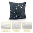 thumbnail image 4 of Girly Rose Gold Glitter Confetti Polka Dots Throw Pillow Cover Circle Spotted Modern Luxury Round Fall Regular Repeat Chic Marble Pink Pillow Case  Decorative Men Women Boy Girl Room, 4 of 5