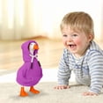 thumbnail image 3 of Beautynvta 7 Inch Desk Goose Outfits, Purple Mini Hoodie Tabletop Goose Accessory, Magnetic Goose Statue Key Holder Clothes for Table, Porch and Holiday Decoration, 3 of 5