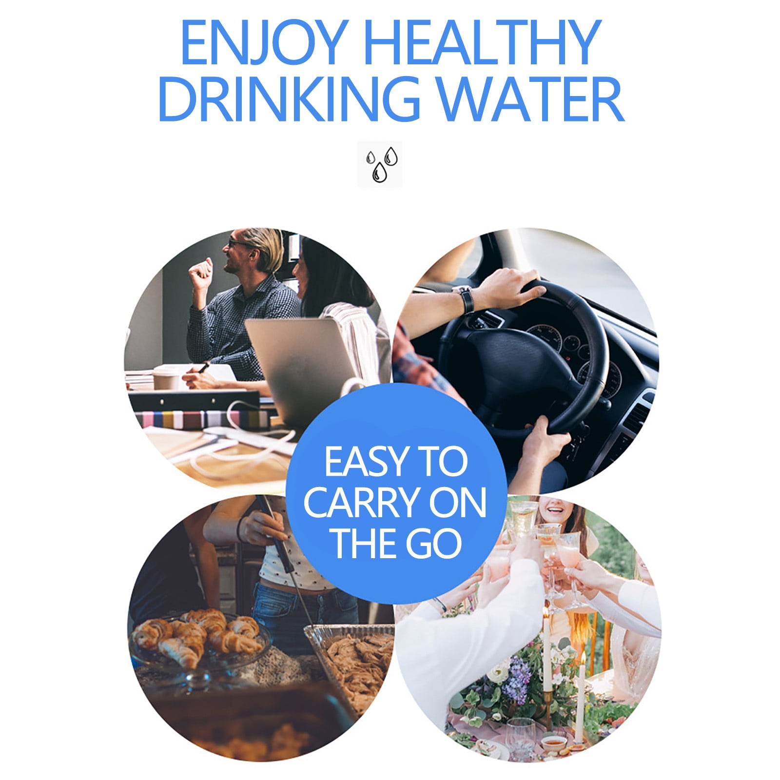 Hydrogen Water Bottle, 425ML 2024 New Hydrogen And Oxygen Separation Portable Hydrogen Water Cup, 3 Minutes Fast Hydrogen Production, Health Cup, Super Hydrogen Water Cup