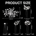 thumbnail image 7 of GIRACOA 10 PCS Bride Hair Pins – Rhinestone Crystal Pearl Wedding Hair Accessories for Brides, Bridesmaids, Women & Girls, 7 of 7