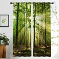 thumbnail image 4 of Cortinas de árbol Zulema 2 uds reducción de ruido decoración dormitorio B 150x166cm S, 4 of 7