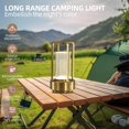 thumbnail image 3 of Cordless Table Lamp, 4000mA Battery Operated Lamps for Home Decor,3 Colors Crystal Lantern Lamp, 3-Levels Brightness LED Lights for Living Room/Bedroom/Tabletop/Bar/Café/Camping(Gold), 3 of 5
