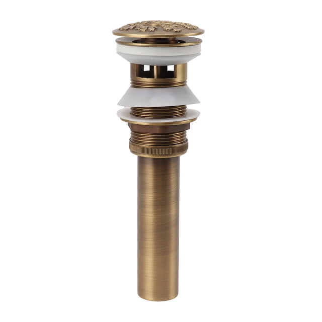 Tapón De Drenaje Emergente De Latón, Fácil De Instalar Tapón De Drenaje Emergente De Tocador Universal Tapón De Drenaje De Fregadero De Baño De Drenaje Emergente Para Lavabo
