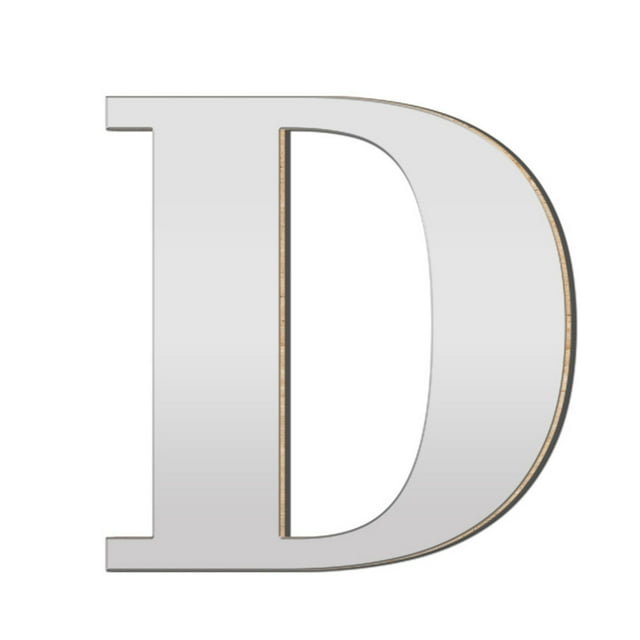 3D Acrylic Large Letter Wall Decals Self- Home Art for DIY Interior Design and Space Enhancement