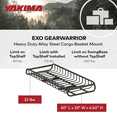 thumbnail image 4 of Yakima EXO GearWarrior Heavy Duty Alloy Steel Cargo Basket Mount, Black, 4 of 10