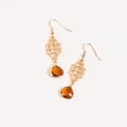 thumbnail image 3 of Howard's Faceted Colorado Glass Bead Filigree Drop Dangle Earrings for Women, 3 of 3