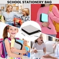thumbnail image 5 of Clearance! Pencil Case for Adults - Large Pencil Pouch with Many Compartments, Versatile Storage for Office and School,Black, 5 of 6