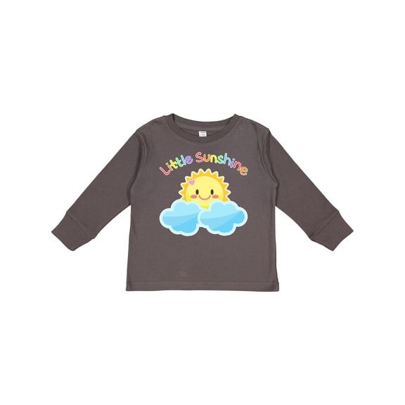 Inktastic Little Sunshine- cute sun rainbow letters Boys or Girls Long Sleeve Toddler T-Shirt