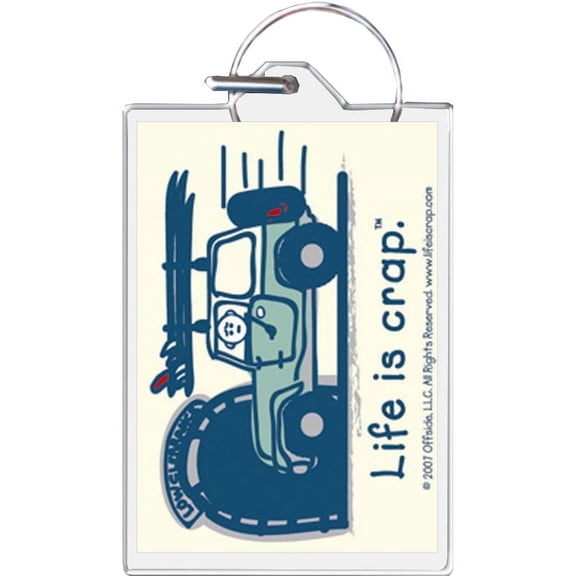 Life Is Crap - Overpass Surf Keychain
