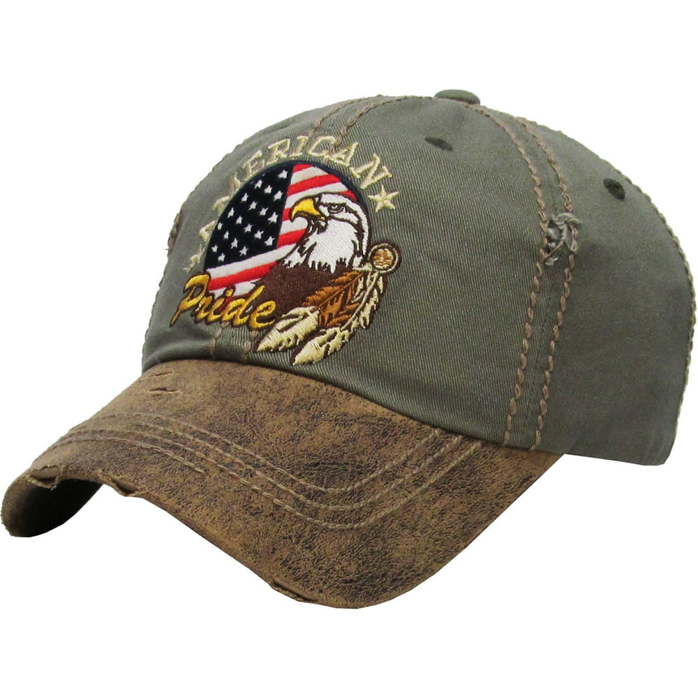 KBETHOS - America Eagle Vintage Distressed Washed Baseball Hat Cap ...