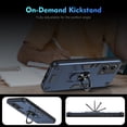 thumbnail image 2 of Fashion Case with Holder Stander Kickstand Drop Resistant Shockproof Case For Motorola Edge 2024 For Moto Edge 2024, 2 of 7