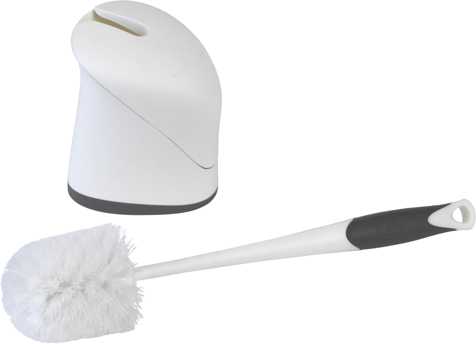Clorox Hideaway Bowl Brush & Holder, Brush with Base