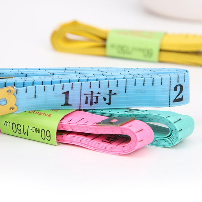 Soft Tape Measure Double Scale Body Measuring Tape Sewing Ruler Fashion  Tape Fabric Tape Measure with Double Reading M4YD