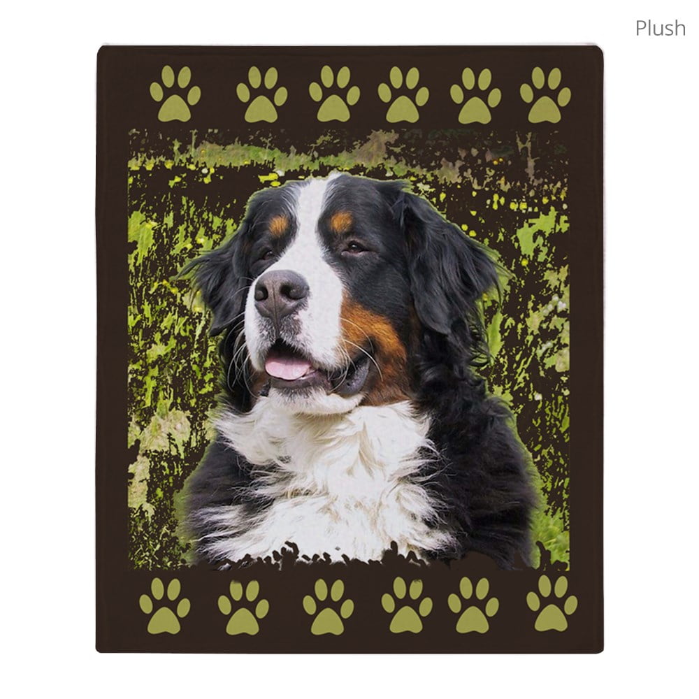 CafePress Bernese Mountain Dog Home Dec Throw Blanket Soft Fleece