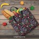 thumbnail image 5 of Fotbe Snakes And Snake Fruit Bolsa Tote con Estampado para Mujer, Bolsos con Cremallera, Bolsa de Hombro Casual de Gran Capacidad con Bolsillos Internos, 5 of 7