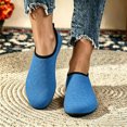 thumbnail image 2 of hzomhy Women'S Quick Dry Water Shoes Non-Slip Aqua Socks For Beach Swimming Yoga Hiking And Outdoor Activities Lightweight Flexible Slip-On Footwear Light Blue, 2 of 7