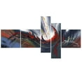thumbnail image 4 of Design Art Modern World Abstract Canvas Print, 5 Pieces, 60" x 32", 4 of 5