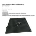 thumbnail image 2 of Outboard Transom Plate, Removable PVC Waterproof Trapezoidal Inflatable Boat Engine Mounting Plate Heavy Duty Grid Design  For Yacht, 2 of 7